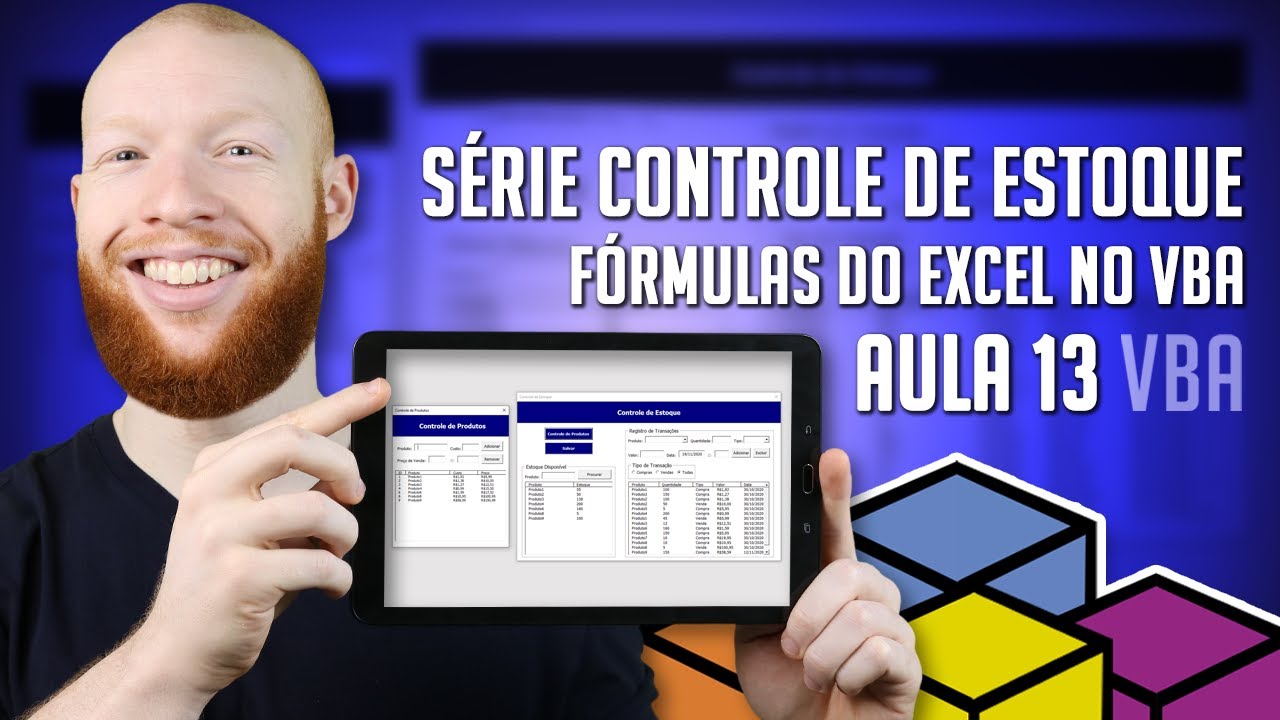 Controle de estoque no vba