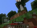 Minecraftta elytra ile uçuyorum