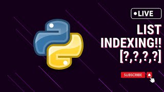 List Indexing and Negative Indexing in Python| Learn Python in an Easy Way in Telugu! |