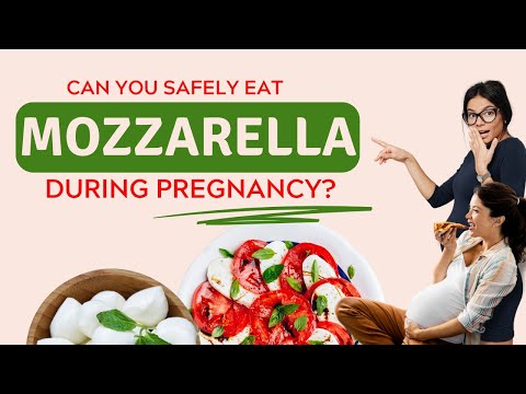 Mozzarella Auf Der Pizza Schwangerschaft