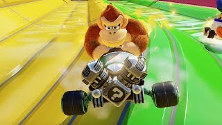 Mario Kart 8 Deluxe - Lightning Cup 200cc (Donkey Kong Gameplay)