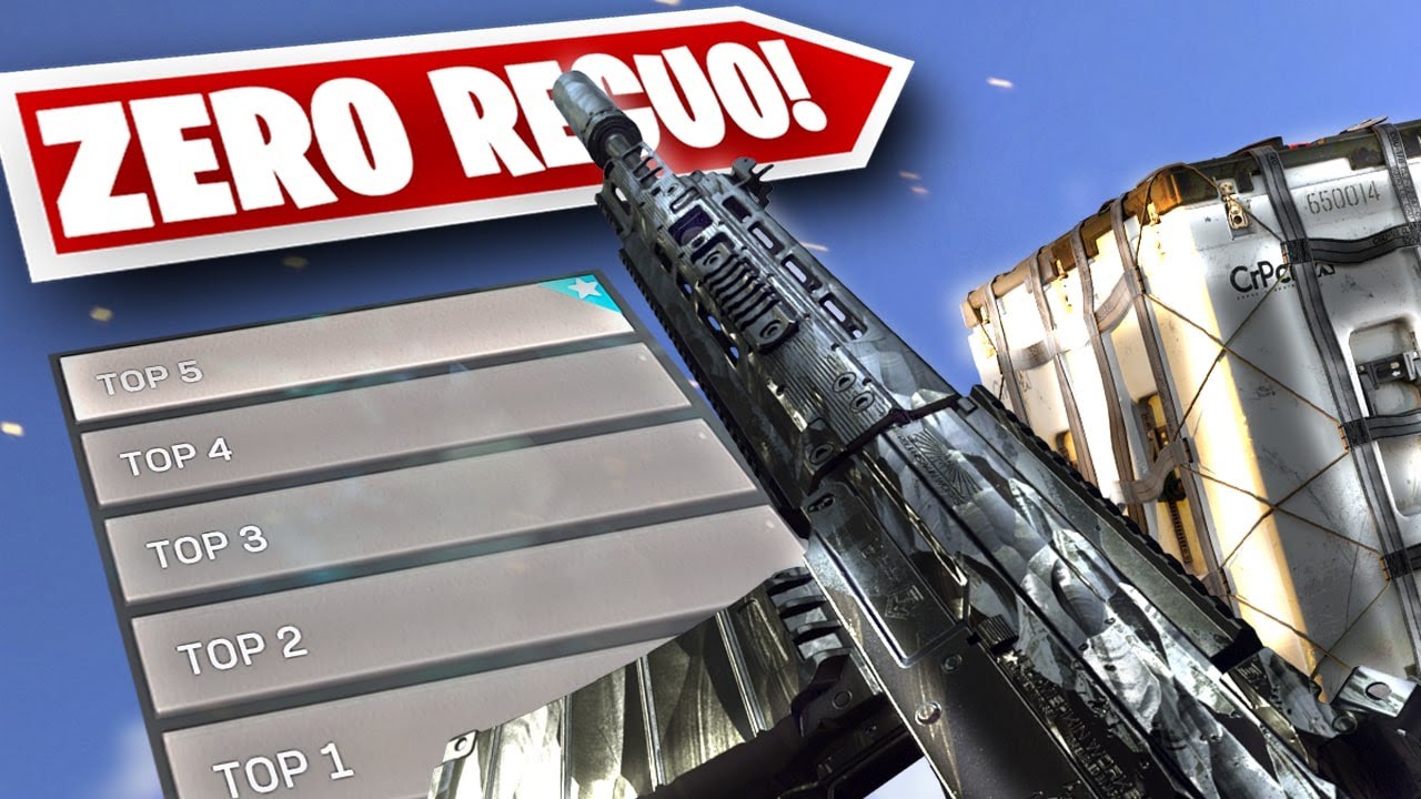 TOP 5 ARMAS Sem RECUO Da SEASON 3 COD Warzone YouTube