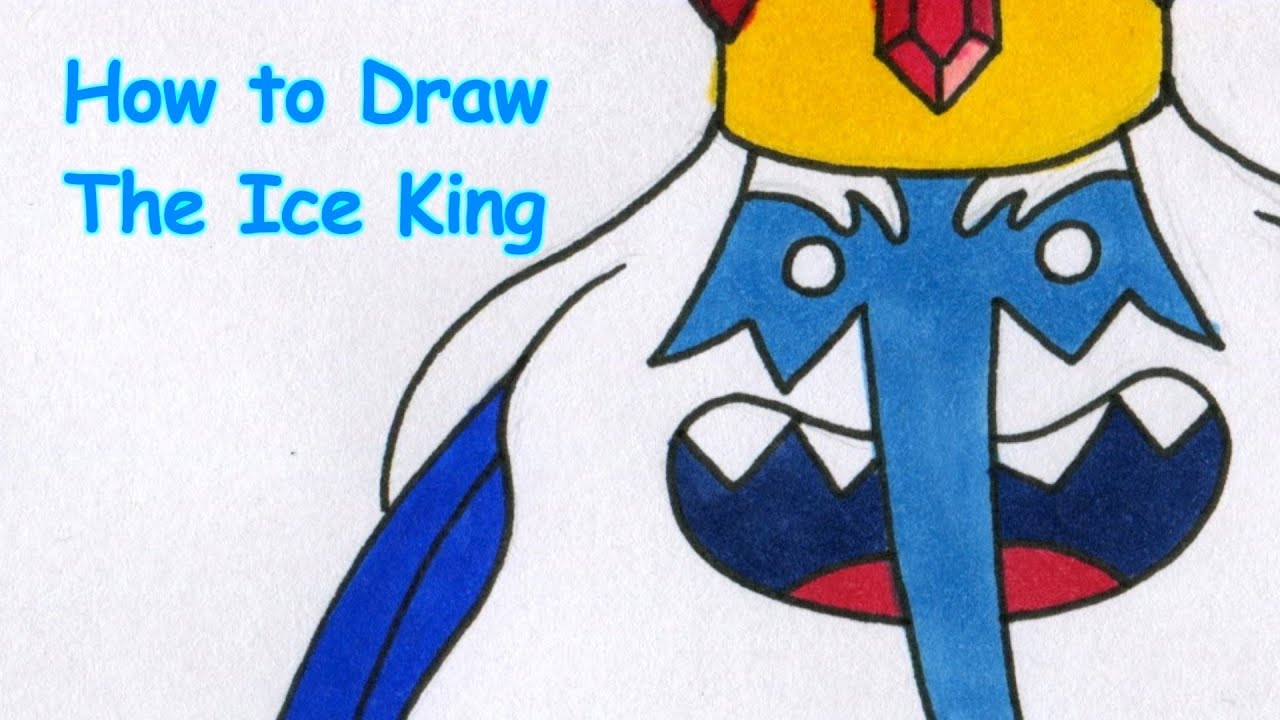 How to Draw Anime Ice King from Adventure Time, Step by Step, Cartoon  Network Characters, Cartoons, Draw Cartoon Characters, FREE…