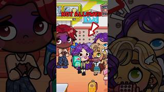 NOT ALLOWED 😱 avatar world 🌍 school incident.. #avatargame #tocaboca #avatarstory #avatarworld