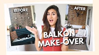 MAKEOVER van mijn kleine balkon - huurhuis