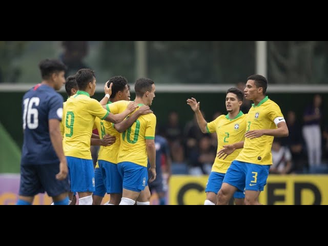 BRASIL x EUA - JOGO PREPARATÓRIO para o MUNDIAL SUB-17 