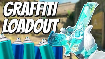 Building the ULTIMATE GRAFFITI Themed CS2 Loadout! (Best Graffiti CS2 Skins, Knives and Gloves 2024)