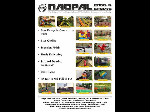 School Playground Equipment: Swing, Slide, Merry Go Round and Multiplay