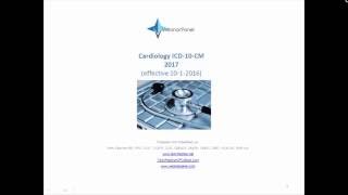 You Tube Webinar ICD 10 CM Updates for Cardiology 2017