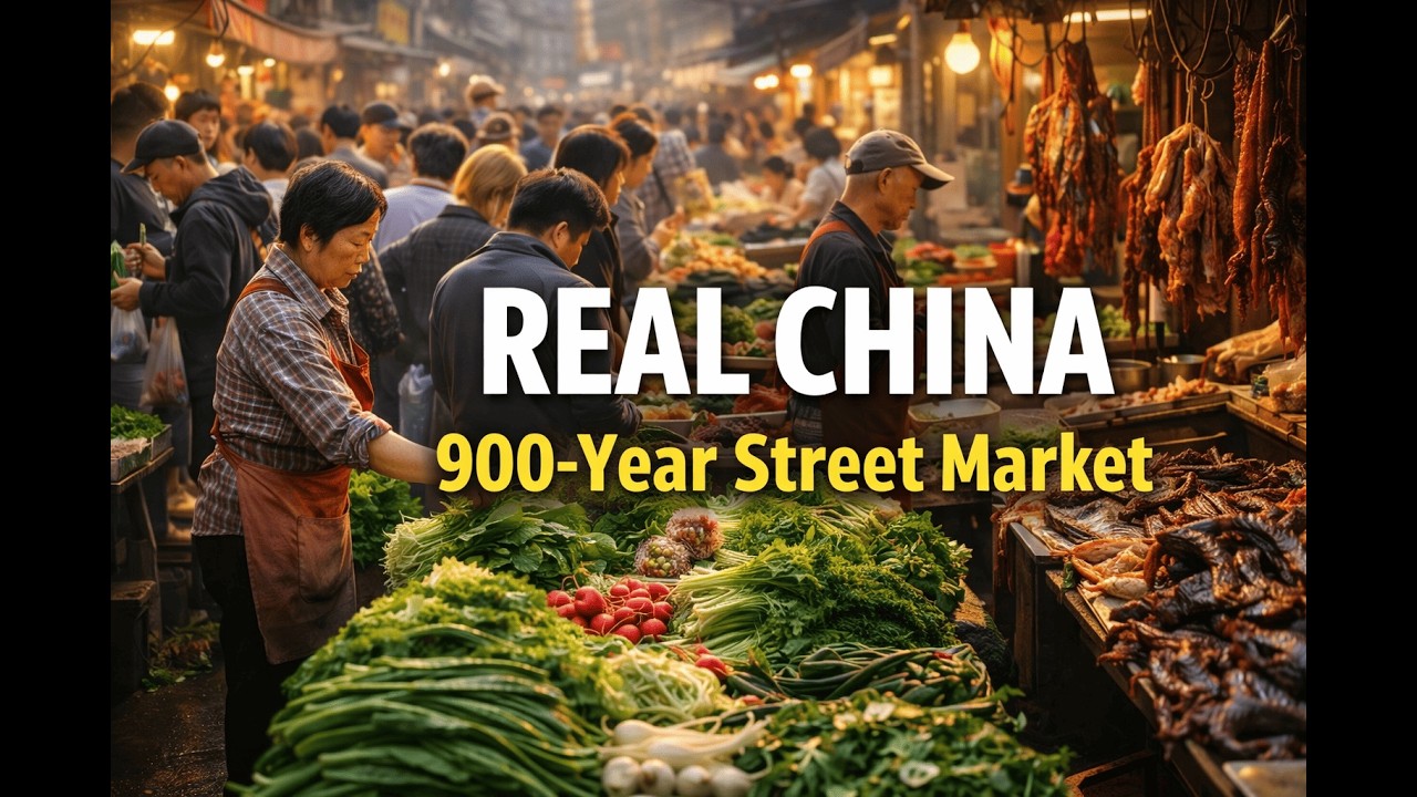 Hangzhou’s Last Real Street Market 🇨🇳 | 900 Years of Local Life at Damalonge 4K HDR