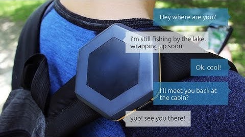 Communication without cellular coverage, satellite, or Internet access !!!