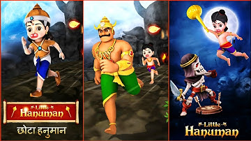 Little Hanuman Run Game | Ultimate Adventure Gameplay | Star Singham Gameplay 