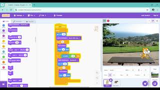 Tutorial mengganti Background Aplikasi Scratch dengan 2 tombol aksi screenshot 5