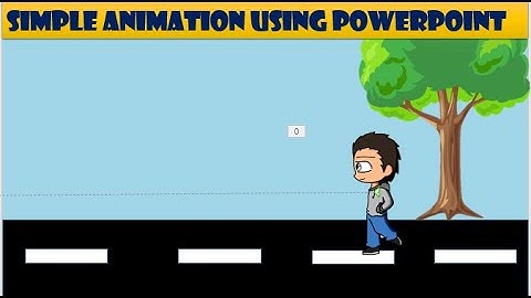 Boy Walking Animation using Powerpoint | Simple Animation Using Powerpoint