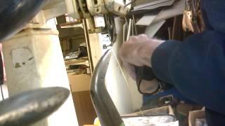 Hartland Shoe Repair: Example using McKay Stitcher