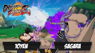 10Yen(Beerus/Base Goku/Yamcha) Fights Sagara(Kid Buu/UI Goku/Adult Gohan)[DBFZ PS5]
