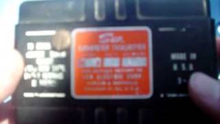 Sun Tachometer Model EB 16A  24 Volt 8 Cylinder
