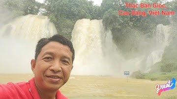 Thác Bản Giốc mù sương, nước đổ ầm ầm như Thác lũ... 💥🤩