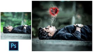 BREAKUP Photo Editing | Broken Heart Special Photoshop Tutorial screenshot 2