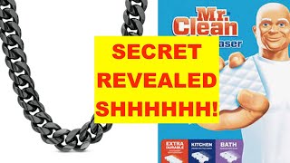 Secret Way To Clean 925 Sterling Silver Chains Revealed By Harlembling! Best Method To Clean Jewelry