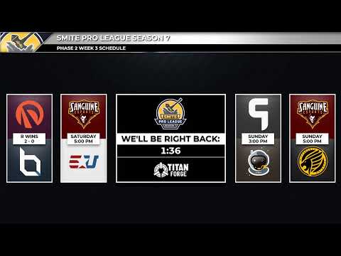 SMITE Pro League: Phase 2 Week 3 Day 2 - SMITE Pro League: Phase 2 Week 3 Day 2