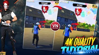 Mr Suv FF 4K Quality Tutorial  In Vn App | Ultra HD Free Fire Gameplay 🔥 screenshot 3