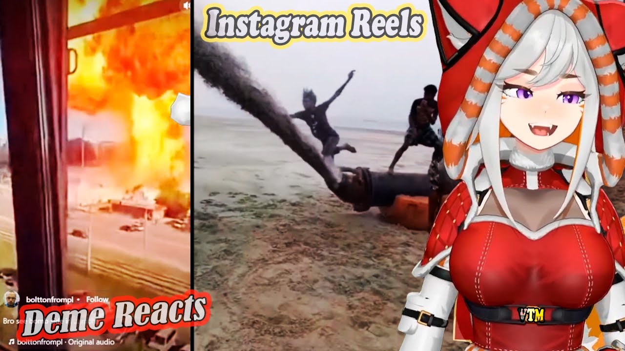 Deme Chan Vtuber Reacts To Instagram Reels & TikTok Memes | Try Not to Laugh 😆🎉