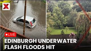 Edinburgh Flood LIVE Edinburgh Floods Heavy Rain Turns City Streets Into Raging Rivers