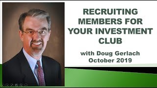 Recruiting Members for an Investment Club (2019-10-15)
