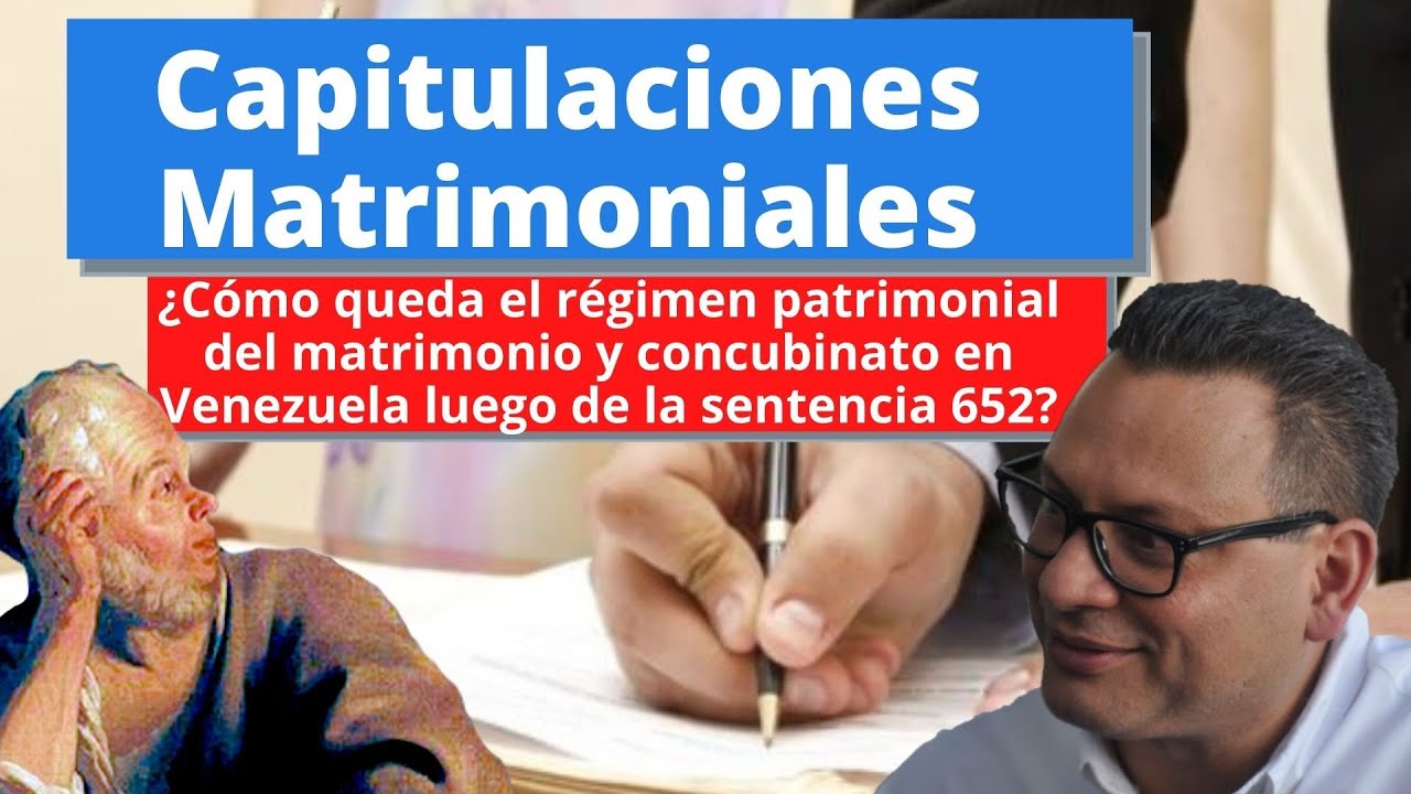 Capitulaciones Matrimoniales en Venezuela - YouTube
