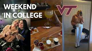 what a weekend in college actually looks like: virginia tech