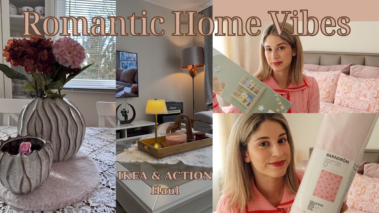Home Haul & Διακόσμηση Σπιτιού |Ρομαντικές Πινελιές | IKEA & ACTION !