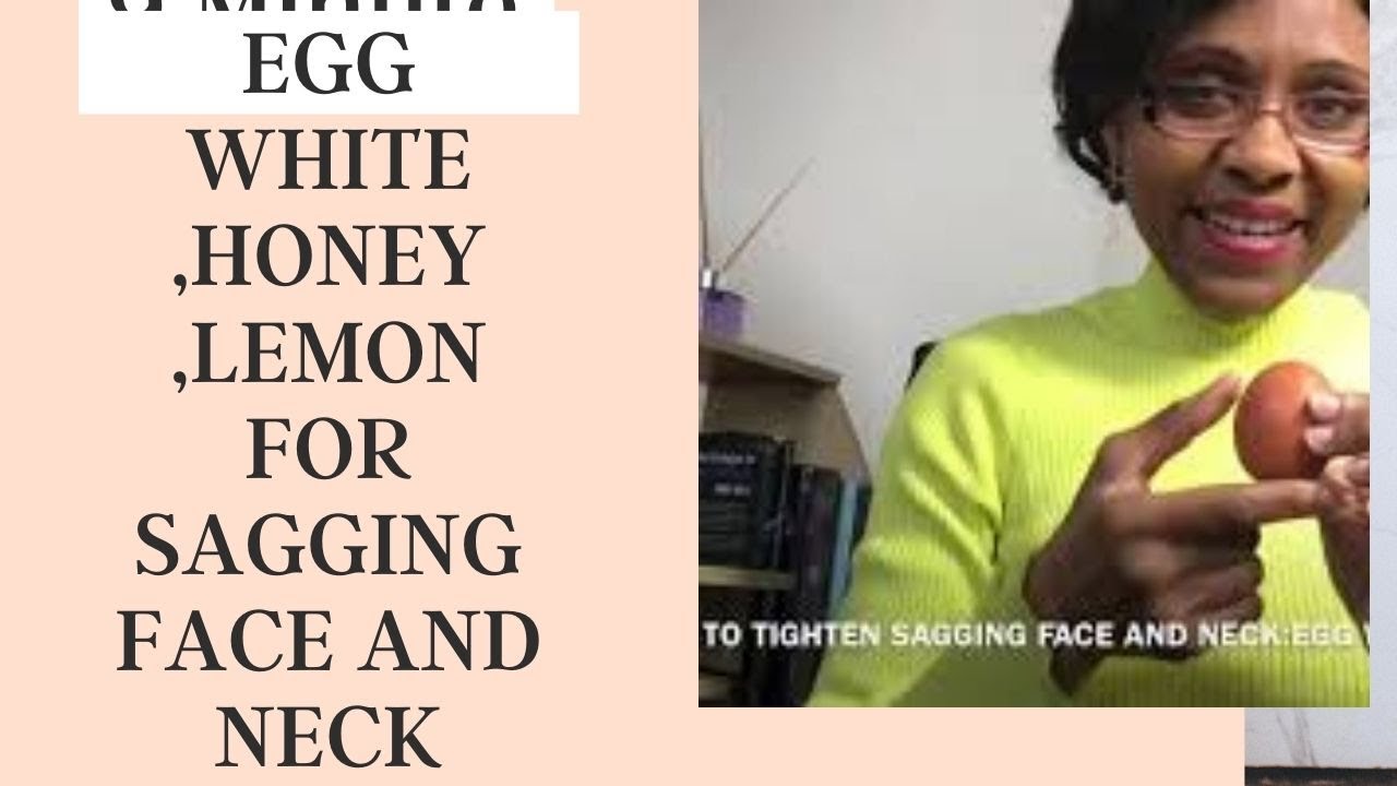 FACE LIFT HOME REMEDIES EGG WHITE TO TIGHTEN SAGGING AND DRY FACE AND