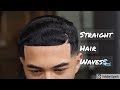"STRAIGHT" HAIR WAVE FADE (180 WAVES) : HAIRCUT TUTORIAL