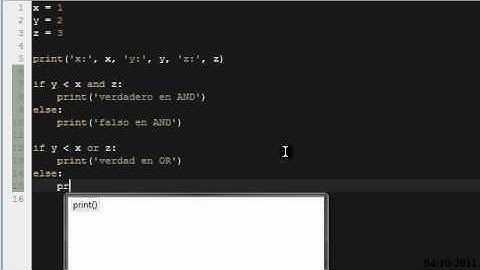 Python 3 - Capitulo 08 - Uso de: if, elif, else, and, or. Tutorial en Español