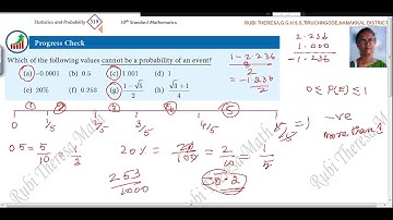 10th  Progress Check _ ENGLISH MEDIUM_  Statistics and Probability _ Page 319