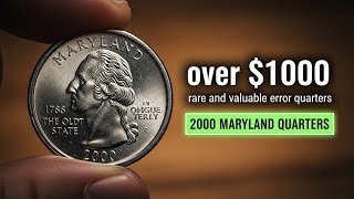 2000 Maryland Quarter Worth Over $1000 Rare Error Coins You Must Check