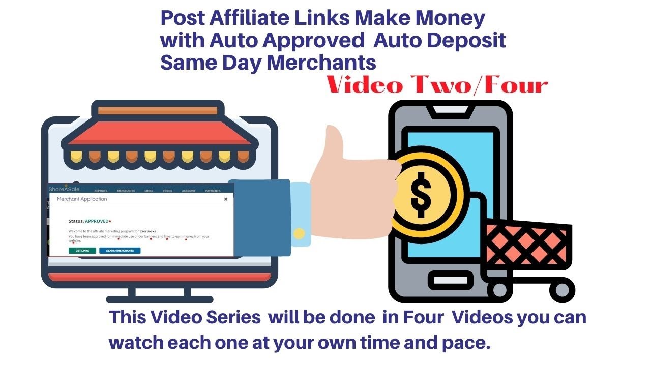Post Affiliate Links Make Money  Auto Approved  Auto Deposit Same Day Merchants by DIY Affiliate