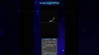 Cursor Magic Effect #css #effect #magic #cursor #html #coder #magicwidgets #toggle #epicpxls