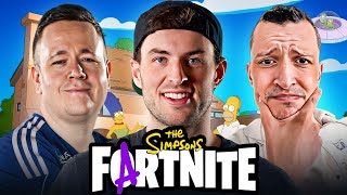 Our First Day of The Simpsons Fortnite! (oh my) @NickRTFM