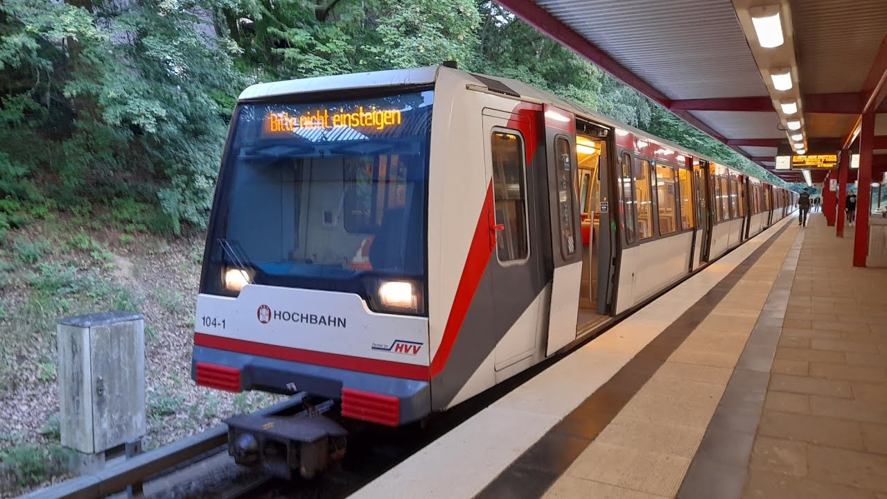 U-Bahn Hamburg Mitfahrt von Billstedt bis Hagenbecks Tierpark im DT4.1 Mod auf der U2