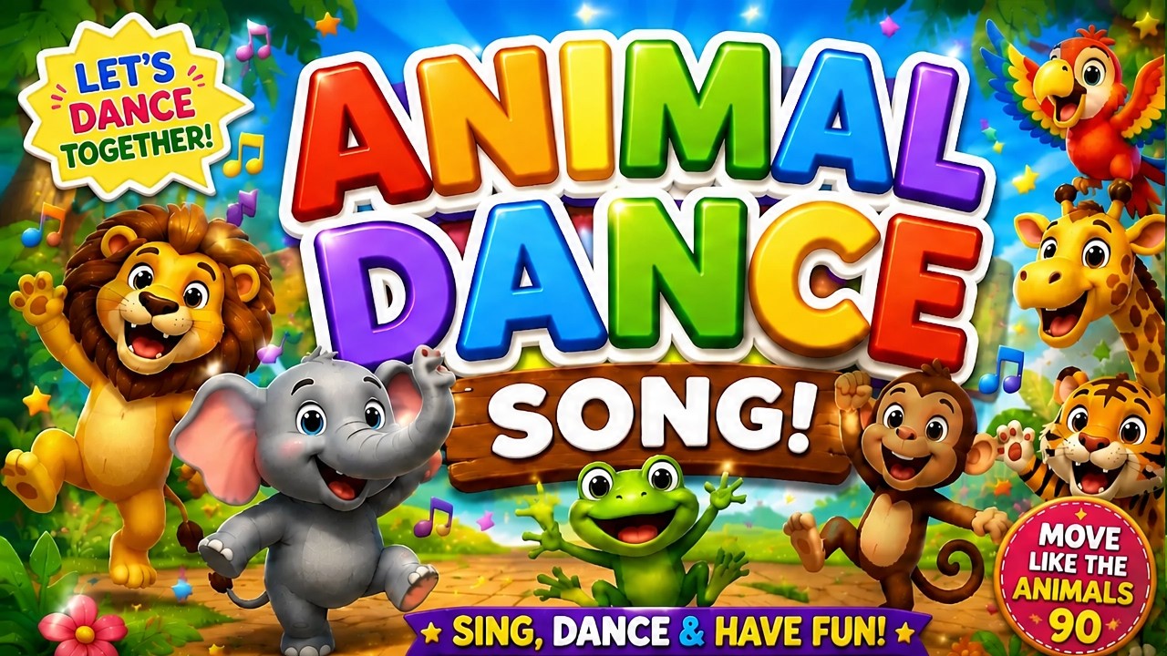 Animal Dance Party! 🐒 Move Like Your Favorite Animals - YouTube