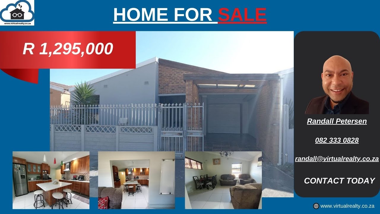 Home For Sale in Westridge, Mitchells Plain R 1,295,000 YouTube