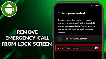 How To Remove Emergency Call From Lock Screen Samsung