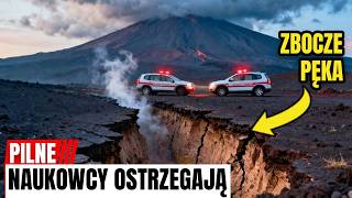 1 MINUTĘ TEMU: Zbocze Etny PĘKA — 30-metrowa szczelina wzdłuż linii dawnego osuwiska!