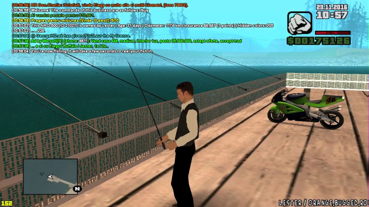 SA:MP #26 Fish si Quest /orange.bugged.ro lester traduction
