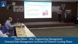 Hani Hilow - Demand Side Management Activities for District Cooling Plants