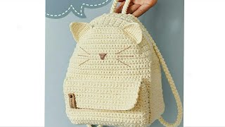 كروشيه شنطة ظهر سهله جدا للمبتدئين/crochet bag