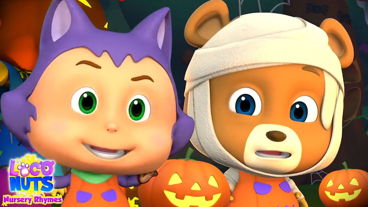 Five Little Pumpkins, Halloween Songs & Spooky Cartoon Rhymes For Kids ...