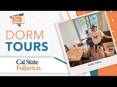Dorm Tours - Cal State Fullerton - Oak Hall